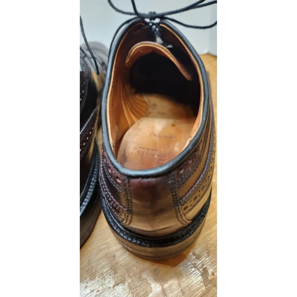 VTG 1994 Allen Edmonds MacNeil Shell Cordovan Longwing Blucher 13B 9097